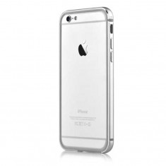 Husa Bumper Silicon Apple iPhone 6 iPhone 6s Silver