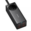 Prelungitor Baseus GaN3 Pro PowerStrip, 100W, 5A,2 x USB-A - 2 x USB-C - 1 x Schuko, Negru PSZM000401