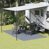 vidaXL Covoare pentru Cort Albastru și Gri 450 x 250 cm Polietilenă 42000173