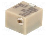 Potenţiometru SMD multitură 50k&Omega; 0,25W 12 ture BOURNS 3224W