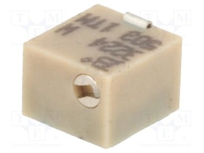 Potenţiometru SMD multitură 50k&amp;Omega; 0,25W 12 ture BOURNS 3224W foto