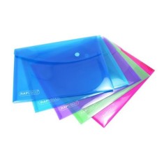 Mapa cu capsa A5 culori asortate 5 buc set Rapesco