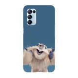 Husa compatibila cu Oppo A76, Viceversa, model Dorgle Smallfoot, Silicon, TPU, Transparent, Carcasa