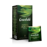Greenfield Ceai verde Flying Dragon, 25 pliculete