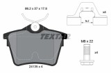 TEXTAR 2413501 set placute frana,frana disc