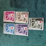 5 timbre an 1941 CRUCEA ROSIE