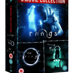 Filme Horror The Ring / Inelul 1-3 Trilogy DVD BoxSet Complete Collection