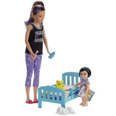Papusa Barbie Skipper INC, Papusa Skipper Babysitter, gata de somnic
