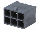 Conector MOLEX Mega-Fit 5,7mm PIN 6 Cabluri și Plăci Soclu