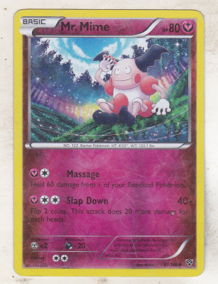 bnk crc Cartonas Pokemon Mr Mime 91/146 foto