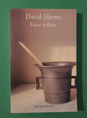 DAVID HUME-Eseuri Politice foto