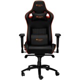 Scaun gaming Canyon Corax Negru/Portocaliu