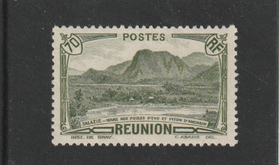 Reunion 1940 - Turism ( cu RF) , dantelat , MNH , Mi.179 foto