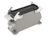 Carcasa Conector HDC MOLEX 24B cu Clichet Dublu, Metal, Gri, Montare Cablu/Panou, Serie GWconnect