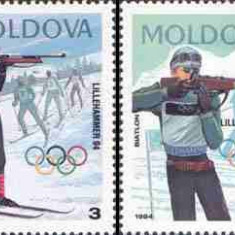 MOLDOVA 1994, Sport, J.O. Liliehammer, serie neuzată, MNH