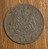 2 bani 1900, Carol I, Romania