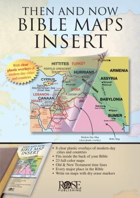 Then and Now Bible Maps Insert foto