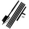 Burghiu manual găuri &icirc;n păm&acirc;nt 180 mm cu tub prelungitor 5 m, vidaXL