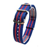 Cumpara ieftin Curea NATO Material Textil Rosu Albastru 18mm 20mm 22mm
