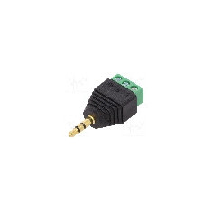 Conector jack, {{Tip conector}}, 3 contacte, {{Subtip conector}}, {{Producator}} - JACK3.5S-M-TB