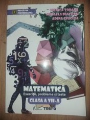 Matematica: Exercitii, probleme si teste clasa a 7-a - Monica Topana, Mihaela Diaconu