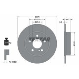 Set disc frana Mercedes Clasa A (W176) 06.12-05.18, B-Class Sports Tourer (W246 W242) 10.11-12.18, Cla Coupe (C117) 01.13-03.19, Spate, 276X9mm, plin
