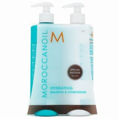 Moroccanoil Hydration Hydrate Shampoo &amp;amp;amp; Conditioner Set set pentru par uscat si deteriorat 2 x 500 ml foto