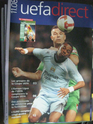 Revista fotbal (oficiala) UEFA-direct 2008 foto