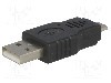 Adaptor USB A tata, micro USB tata, USB 2.0, VCOM, CA416-PB, T145571