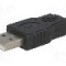 Adaptor USB A tata, micro USB tata, USB 2.0, VCOM, CA416-PB, T145571