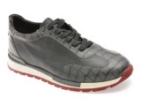 Pantofi sport BITE THE BULLET gri, 9111L, din piele naturala