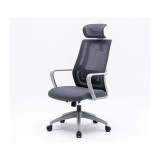Scaun Office SERIOUX Shark SRX-OC01-FA-G, Material textil, maxim 130kg, Gray