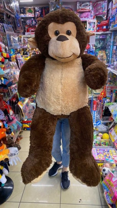 Jucarie maimuta maro gigant de plus 1.4m