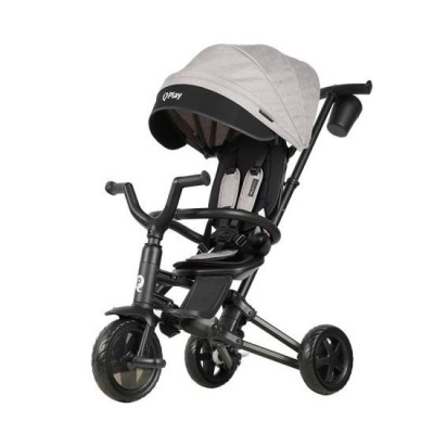Tricicleta ultrapliabila Qplay Nova Niello Gri FitLine Training foto
