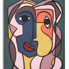Tablou decorativ Double Face, Mauro Ferretti, 60x90 cm, canvas, multicolor