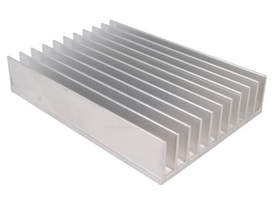 Radiator extrudat cu aripioare 180mmx124mmx35mm foto
