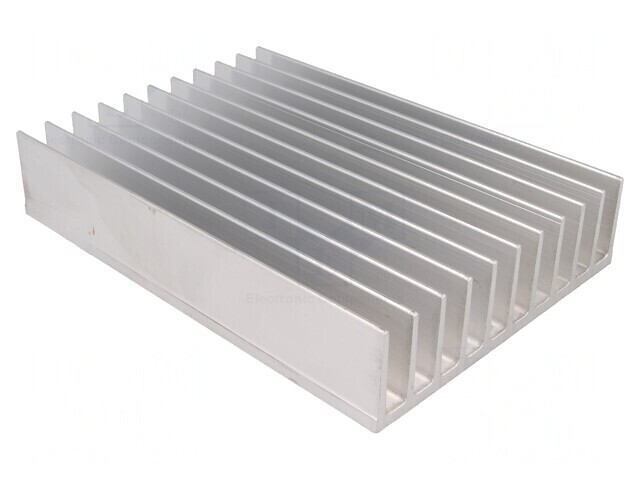 Radiator extrudat cu aripioare 180mmx124mmx35mm