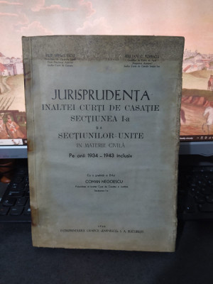 Mihăilescu, Popescu, Jurisprudența &amp;Icirc;naltei Curți 1934-1943 &amp;icirc;n materie civilă 078 foto