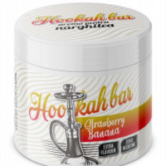 Aroma Narghilea Hookah Bar Strawberry Banana 200 g fara tutun/nicotina pe baza de celuloza