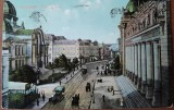 Carte postala, Bucuresti Calea Victoriei, inceput de secol XX