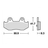 Placute Frana Fata TRW Lucas MCB746 Moto