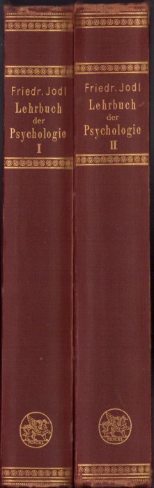HST C6072 Lehrbuch der Psychologie 1916 Friedrich Jodl vol I+II