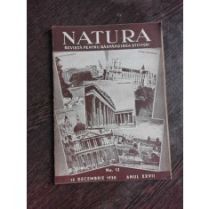 REVISTA NATURA NR.12/1938