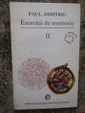 Paul Dimitriu - Exercitii de memorie (volumul 2), Minerva, George Calinescu