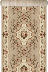 Traversa Covor Lotos 570 Latime 80 cm - 80x400, Crem, Bej foto