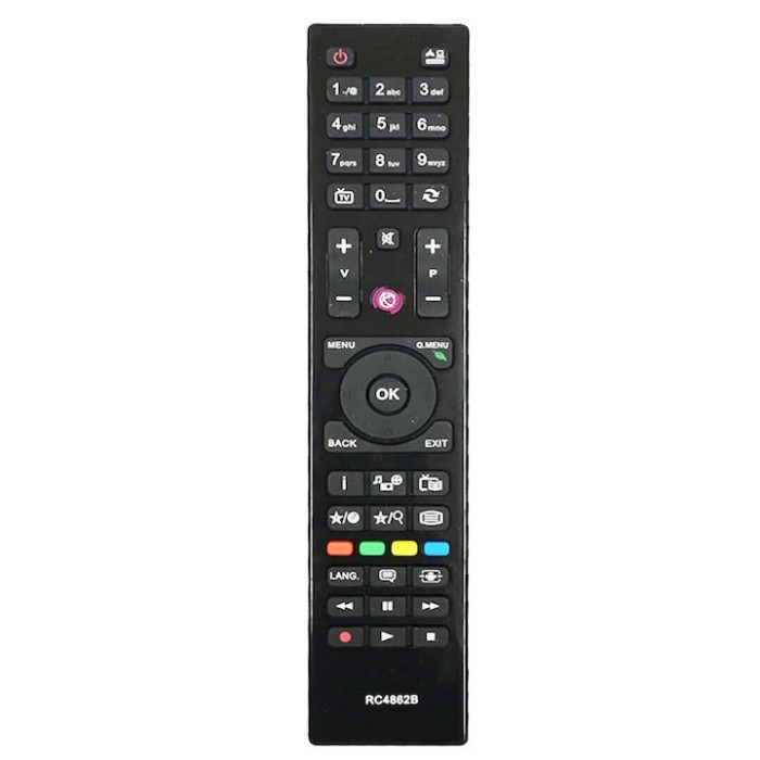 Telecomanda compatibila cu televizoarele LCD, LED Vestel, elSales ELS-VST3, negru