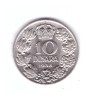 Moneda Yugoslavia 10 dinara 1938, stare foarte buna, cu luciu, curata, Europa, Nichel