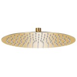 Cumpara ieftin Cap de dus tip ploaie rotund, auriu, 30 cm, otel inoxidabil