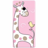 Husa silicon pentru Xiaomi Mi Mix 2, Cute Giraffe