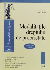 Modalitatile dreptului de proprietate - 2012 - Lucia Uta (xx642) foto